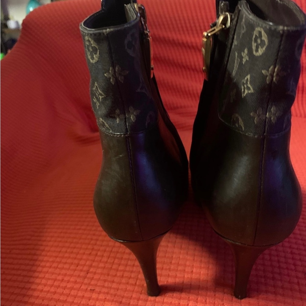 Monogram Louis vuitton boots